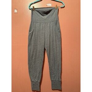 Fluxus Womens Pants S Small Gray Leggings Pockets High Waisted Comfortable